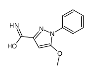 5-methoxy-1-phenylpyrazole-3-carboxamide结构式