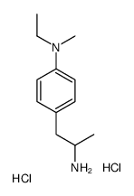 4-(2-aminopropyl)-N-ethyl-N-methylaniline,dihydrochloride Structure