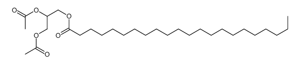 2,3-diacetyloxypropyl docosanoate结构式
