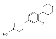 (E)-3-(3-chloro-4-cyclohexylphenyl)-N,N-dimethylprop-2-en-1-amine,hydrochloride结构式