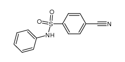 4-cyano-N-phenyl-benzenesulfonamide Structure