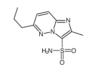 2-methyl-6-propylimidazo[1,2-b]pyridazine-3-sulfonamide结构式