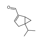 Bicyclo[3.1.0]hex-2-ene-2-carboxaldehyde, 5-(1-methylethyl)- (9CI) Structure