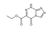 5-oxo-5,8-dihydro-[1,2,4]triazolo[3,4-c][1,2,4]triazine-6-carboxylic acid ethyl ester结构式