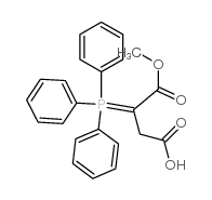 4-Methoxy-4-oxo-3-(triphenylphosphoranylidene)-butanoic acid Structure