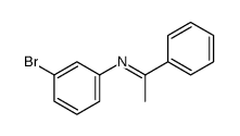 N-(3-bromophenyl)-1-phenylethanimine Structure