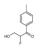 1-Propanone, 2-fluoro-3-hydroxy-1-(4-methylphenyl)- (9CI) structure