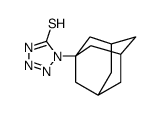 1-(1-adamantyl)-2H-tetrazole-5-thione结构式