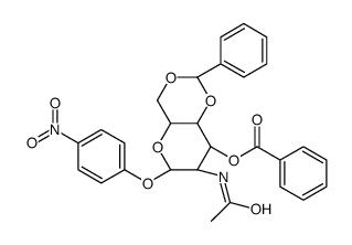 4-硝基苯基2-乙酰氨基-2-脱氧-4,6-O-亚苄基-α-D-吡喃半乳糖苷3-苯甲酸酯图片