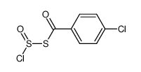 p-Chlorobenzoylthiochlorosulfit结构式