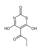 6-hydroxy-5-propanoyl-1,3-thiazine-2,4-dione Structure