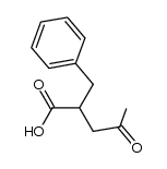 2-Benzyl-4-oxopentanoic acid Structure