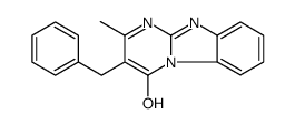 Pyrimido[1,2-a]benzimidazol-4-ol, 2-methyl-3-(phenylmethyl)- (9CI) Structure