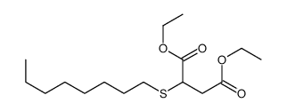 diethyl 2-octylsulfanylbutanedioate Structure
