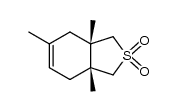 1,3,6-Trimethyl-8-thiabicyclo[4.3.0]non-3-en-8,8-dioxid Structure