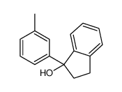 1-(3-methylphenyl)-2,3-dihydroinden-1-ol Structure
