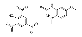 2-(2,5-dimethoxyphenyl)guanidine,2,4,6-trinitrophenol Structure