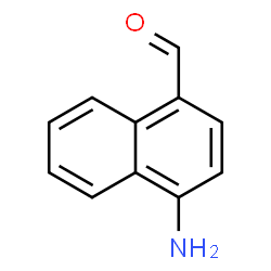 1-Naphthalenecarboxaldehyde,4-amino-(9CI) structure