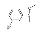 (3-bromophenyl)-methoxy-dimethylsilane Structure