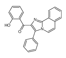 (2-hydroxyphenyl)-(3-phenylimidazo[2,1-a]isoquinolin-2-yl)methanone结构式