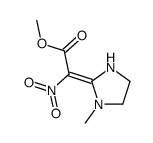 methyl 2-(1-methylimidazolidin-2-ylidene)-2-nitroacetate结构式