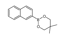 5,5-二甲基-2-(萘-2-基)-1,3,2-二恶硼烷图片