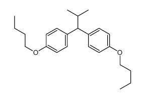 1-butoxy-4-[1-(4-butoxyphenyl)-2-methylpropyl]benzene结构式