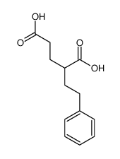 2-(2-phenylethyl)pentanedioic acid结构式