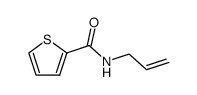 thiophene-2-carboxylic acid allylamide Structure