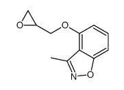 3-methyl-4-(oxiran-2-ylmethoxy)-1,2-benzoxazole结构式