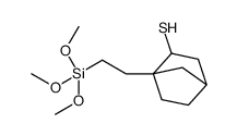 4-(2-trimethoxysilylethyl)bicyclo[2.2.1]heptane-3-thiol Structure