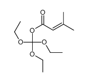 triethoxymethyl 3-methylbut-2-enoate结构式