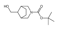 1-boc-3-氮杂双环[3.2.1]辛烷-8-甲醇结构式