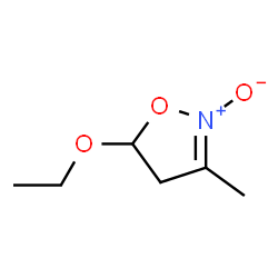 Isoxazole, 5-ethoxy-4,5-dihydro-3-methyl-, 2-oxide (9CI) structure
