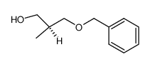 (-)-(S)-1-benzyloxy-3-hydroxy-2-methylpropane Structure