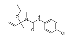 3-(4-chlorophenyl)-1-(2-ethoxybut-3-en-2-yl)-1-methylurea结构式