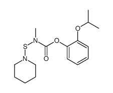 (2-propan-2-yloxyphenyl) N-methyl-N-piperidin-1-ylsulfanylcarbamate结构式