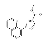 methyl 1-quinolin-8-ylpyrrole-3-carboxylate Structure