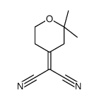 2-(2,2-dimethyloxan-4-ylidene)propanedinitrile Structure