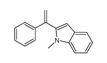 1-methyl-2-(1-phenylethenyl)indole结构式
