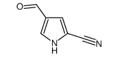 4-Formyl-1H-pyrrole-2-carbonitrile结构式