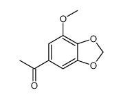 5'-Methoxy-3',4'-methylenedioxyacetophenone结构式