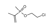 O-β-Chlorethylmethylisopropenylphosphinat Structure