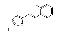 2-[2-(furan-2-yl)ethenyl]-1-methylpyridin-1-ium,iodide Structure
