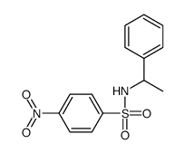 4-nitro-N-(1-phenylethyl)benzenesulfonamide Structure