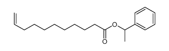 1-phenylethyl undec-10-enoate Structure