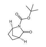 (1R,4S)-tert-butyl 3-oxo-2-azabicyclo[2.2.1]heptane-2-carboxylate Structure