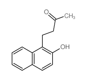 2-Butanone,4-(2-hydroxy-1-naphthalenyl)- Structure