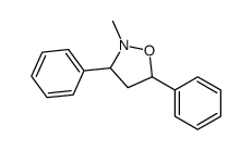 2-methyl-3,5-diphenyl-1,2-oxazolidine结构式