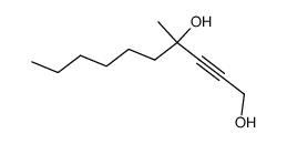 4-methyl-2-decyne-1,4-diol Structure